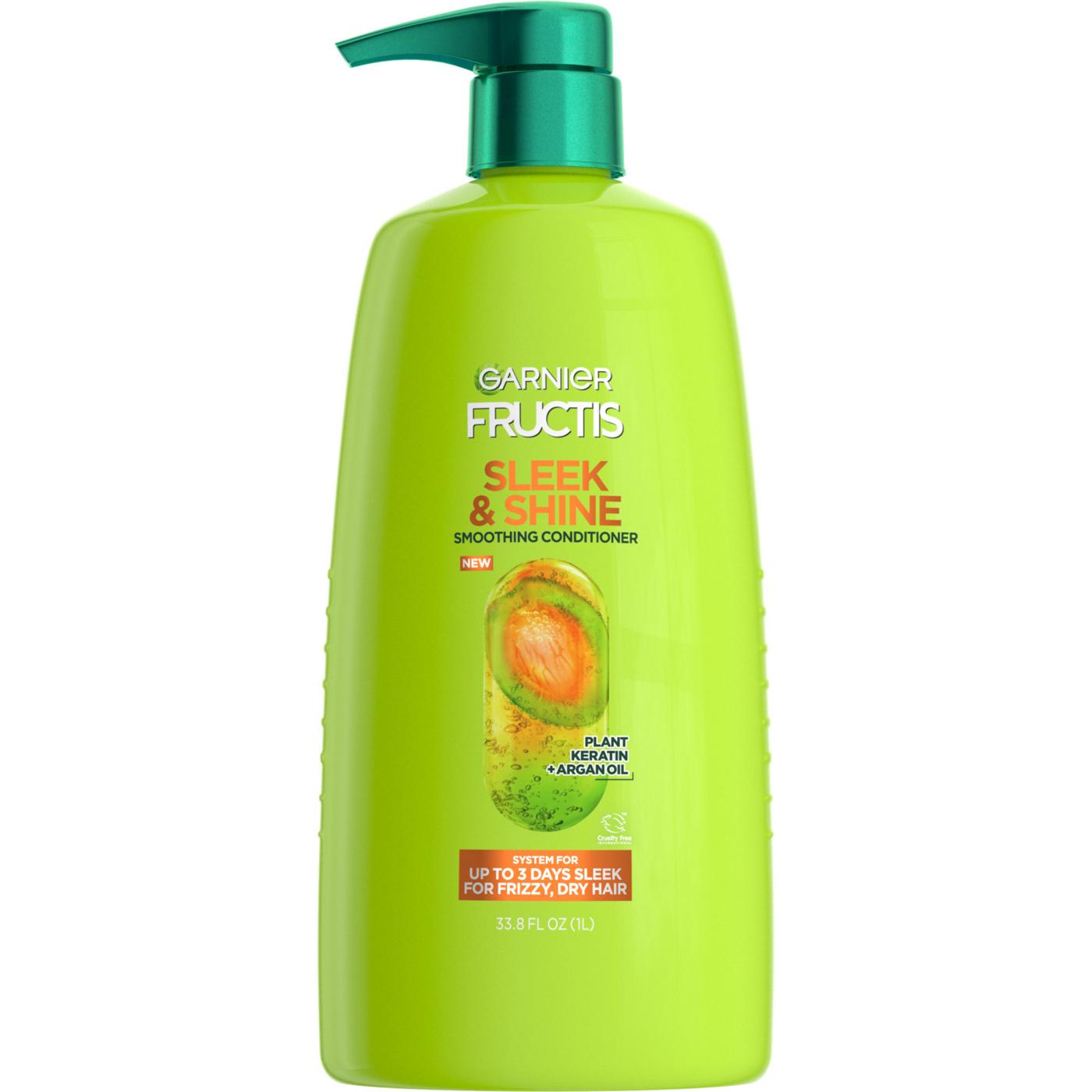 Garnier Fructis Sleek & Shine Smoothing Conditioner; image 1 of 9