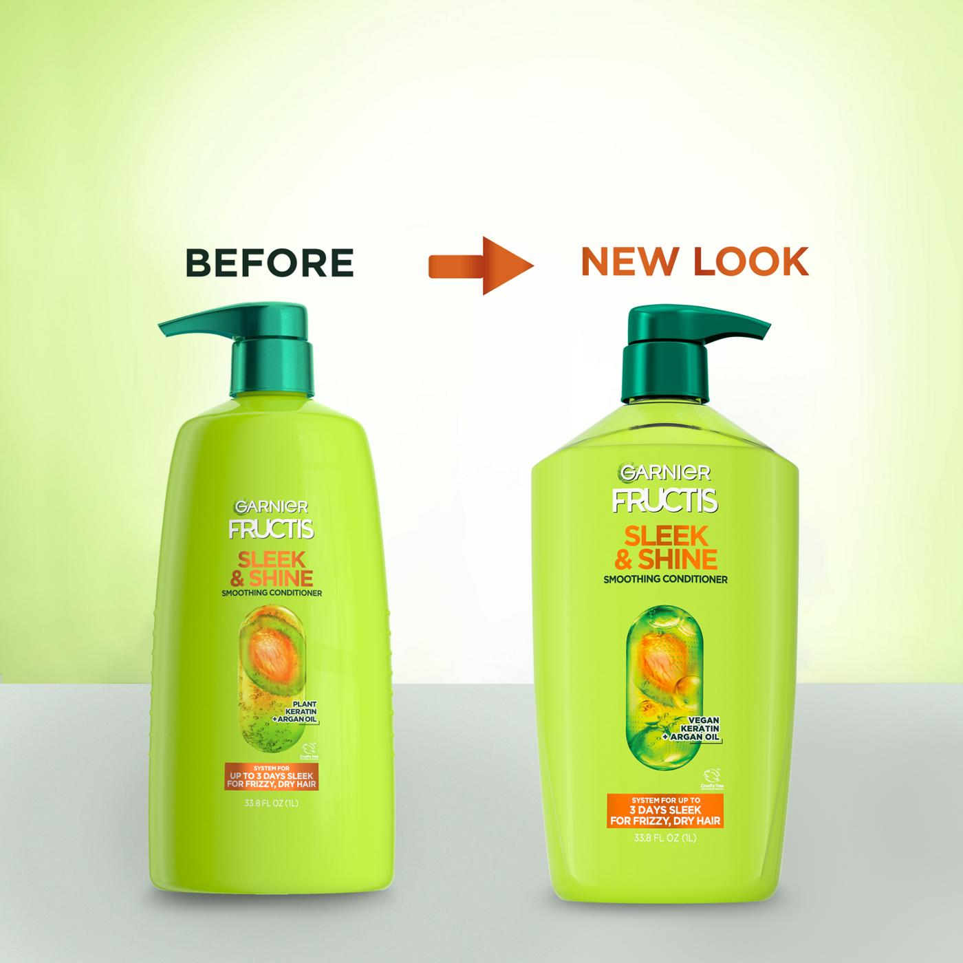 Garnier Fructis Sleek & Shine Smoothing Conditioner; image 3 of 3