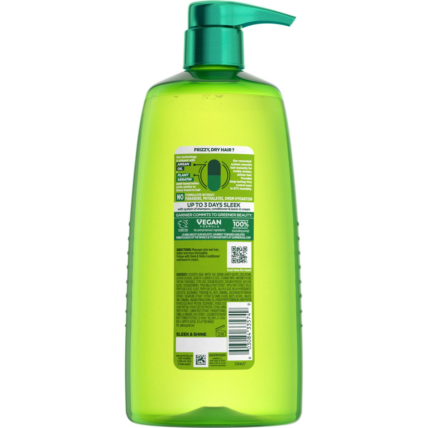 Garnier Fructis Sleek & Shine Smoothing Shampoo; image 7 of 8