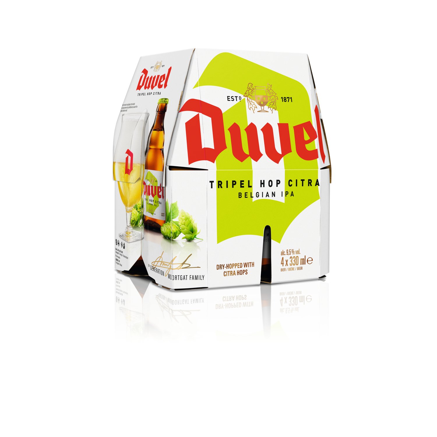 Duvel Tripel Hop Citra Belgian IPA Beer 4 pk Bottles Shop Beer at HEB