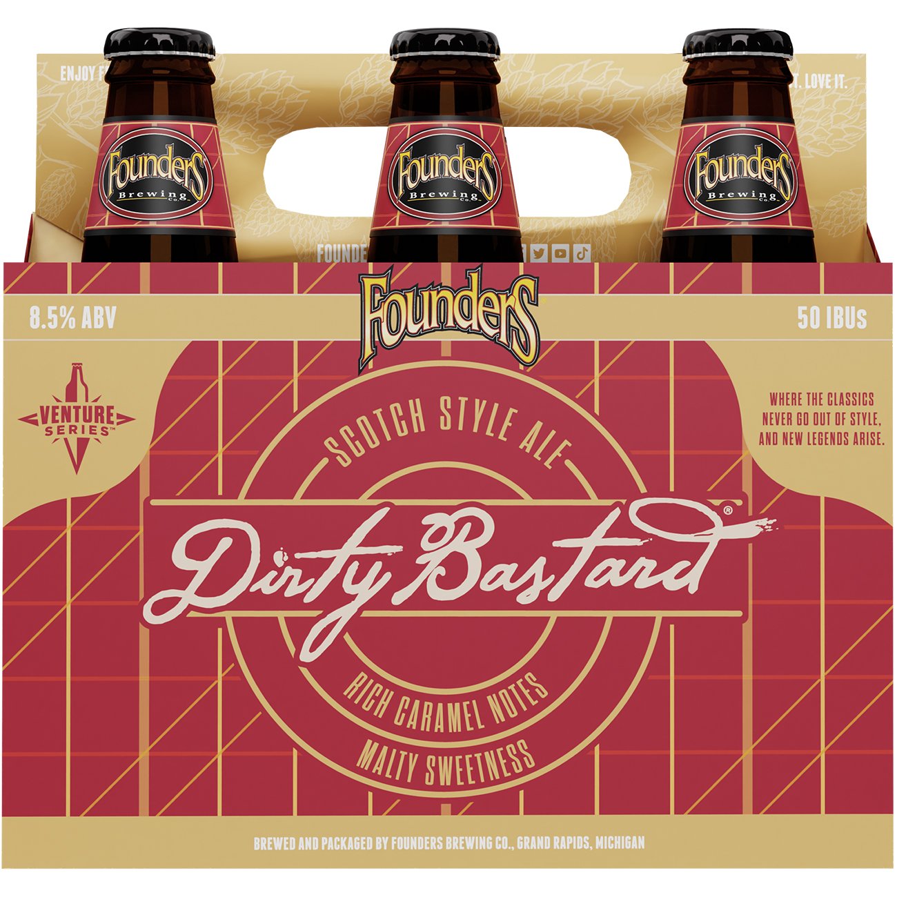 Founders Dirty Bastard Beer 6 pk Bottles Shop Beer at HEB
