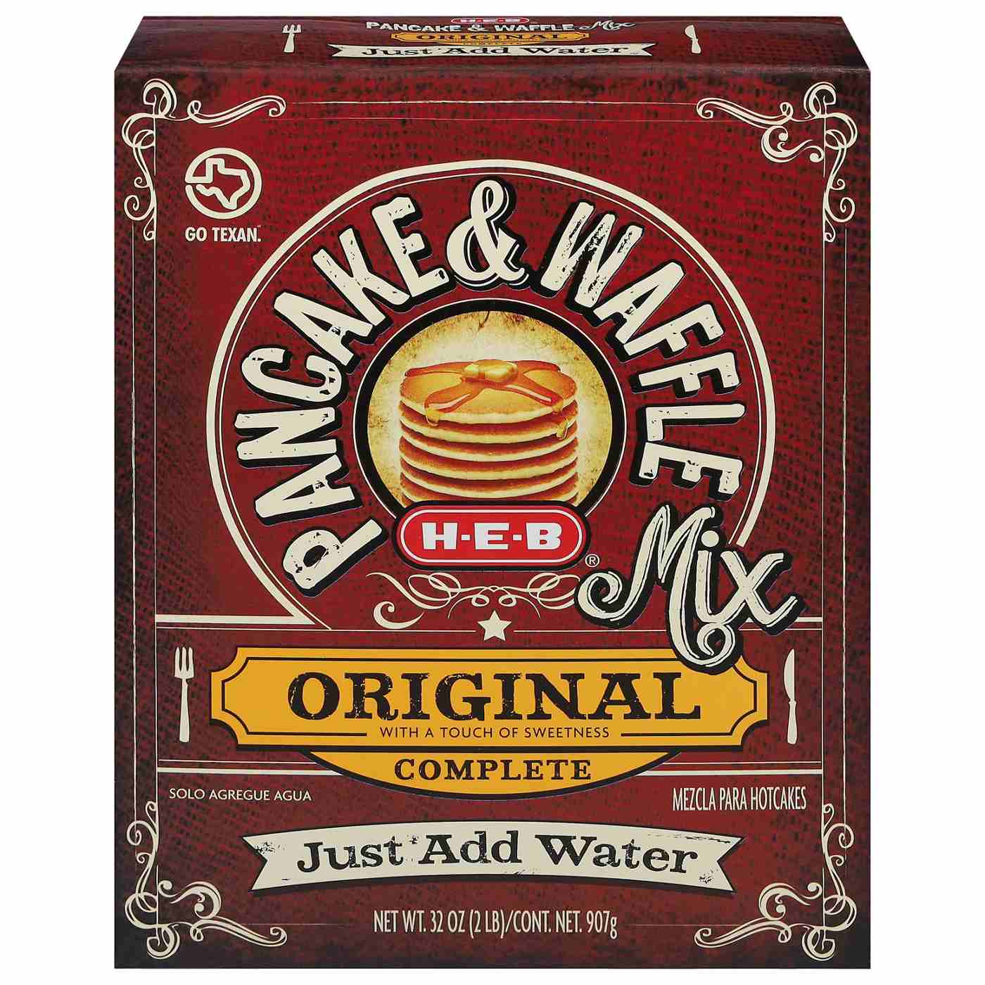 H-E-B Original Complete Pancake & Waffle Mix; image 1 of 5