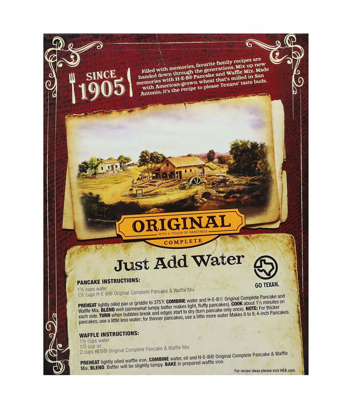 H-E-B Original Complete Pancake & Waffle Mix; image 5 of 5