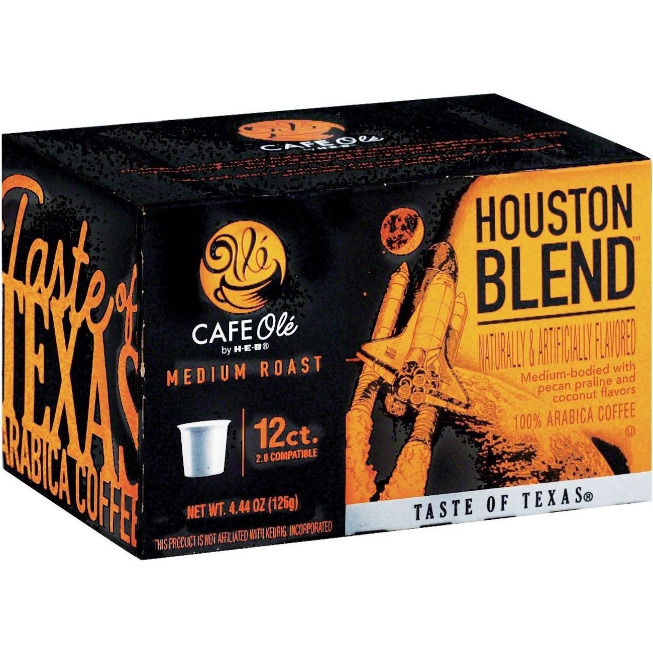 CAFE Olé by H-E-B Medium Roast Houston Blend Coffee Single Serve Cups