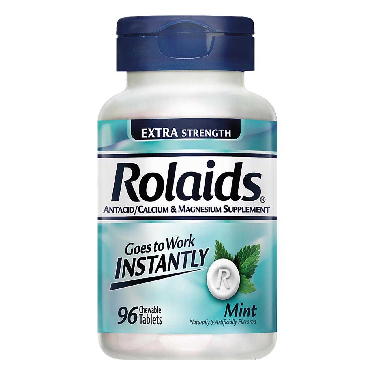 Rolaids Extra Strength Antacid Tablets Mint; image 1 of 6
