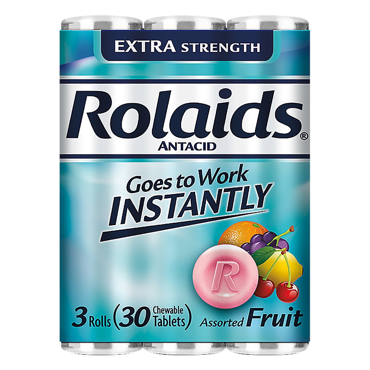 Rolaids 3 Roll Packs Extra Strength Tablets Assorted Fruit - Shop ...