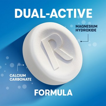 Rolaids Original Strength Antacid Chewable Tablets, Heartburn Relief, Mint Flavor