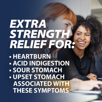Rolaids Original Strength Antacid Chewable Tablets, Heartburn Relief, Mint Flavor