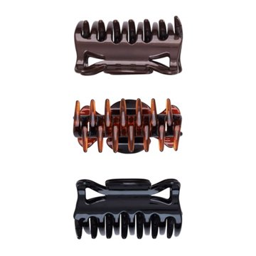 Scunci No-Slip Grip Extra Large Jaw Clips, 3 ct