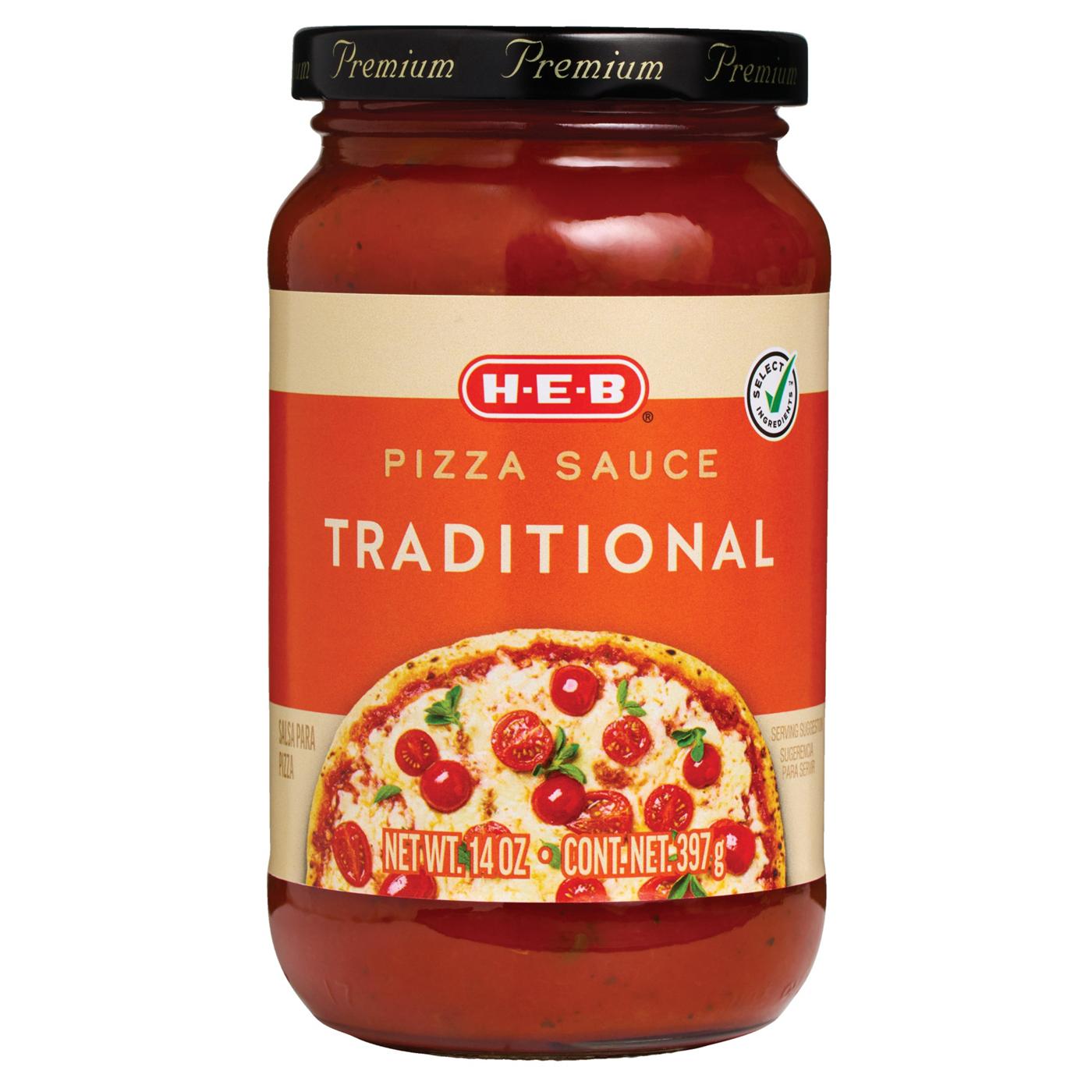 H-E-B Traditional Pizza Sauce; image 1 of 2
