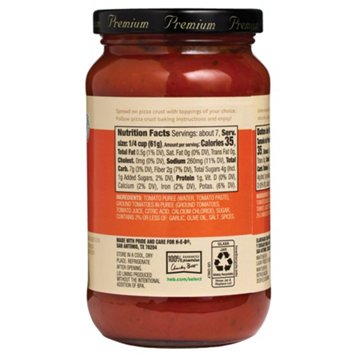 H-E-B Traditional Pizza Sauce, 14 oz