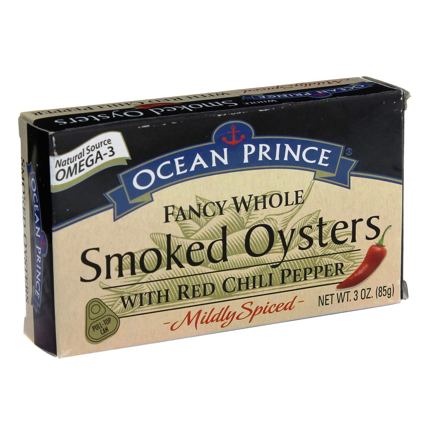 Ocean Prince Smoked Oysters with Red Chili Peppers; image 1 of 2