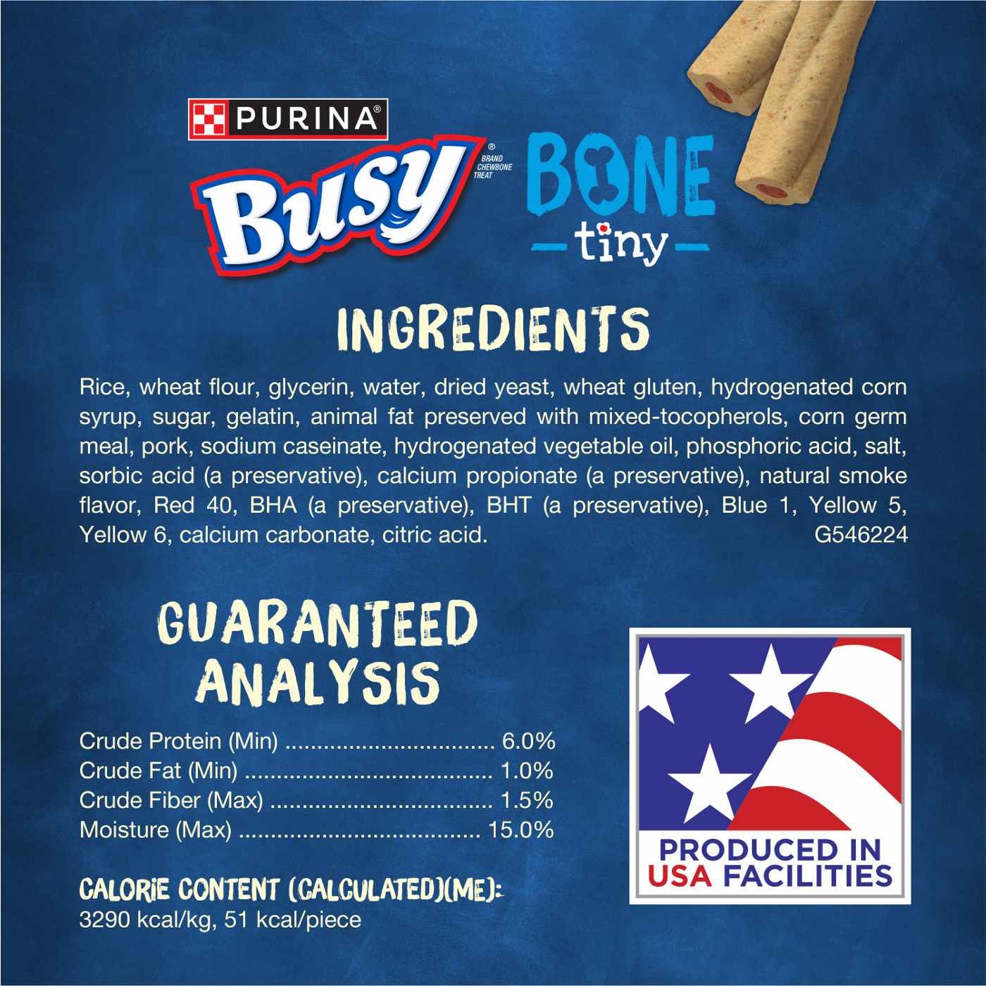 Busy Purina Bone Adult Toy Breed Dog Chew Bone Treats - Tiny; image 4 of 4