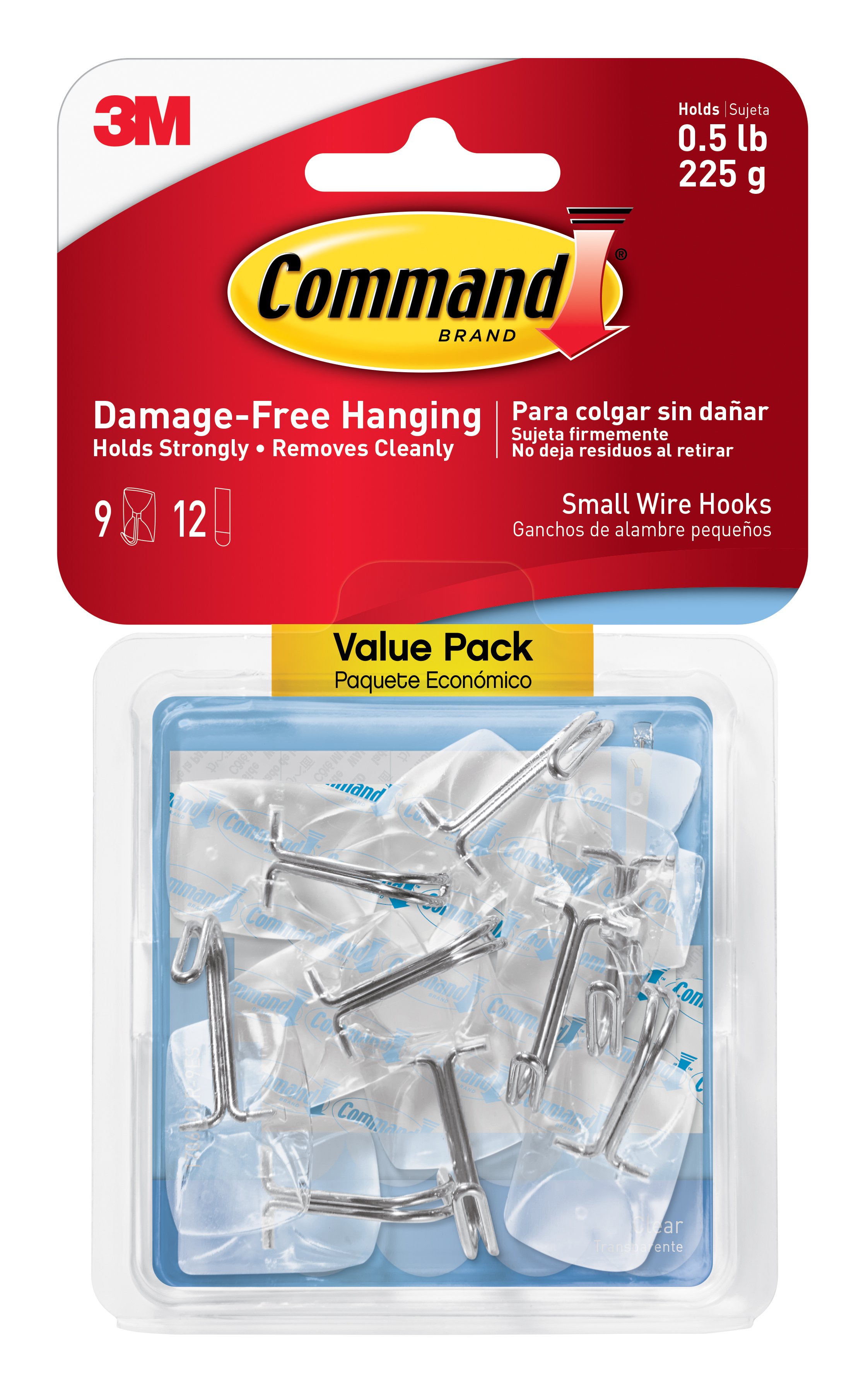 Command Clear Outdoor Window Medium Hooks - Shop Hooks & Picture Hangers at  H-E-B