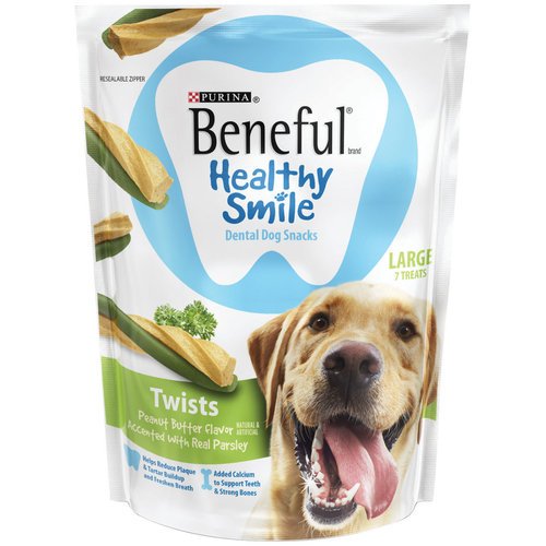 Purina beneful healthy smile sale dental twists large dog treats