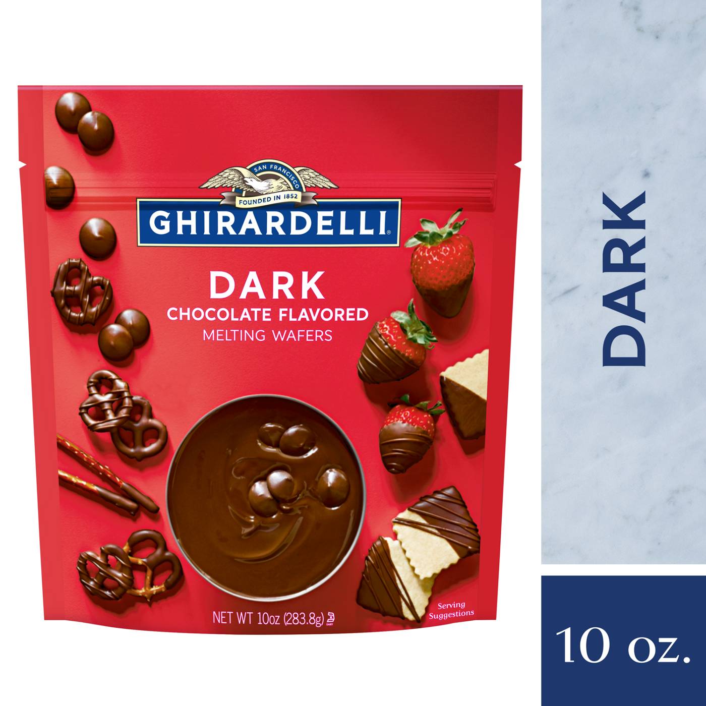 Ghirardelli Dark Chocolate Flavored Melting Wafers - Shop Baking ...