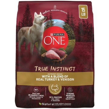 Purina ONE True Instinct With A Blend Of Real Turkey and Venison Dry Dog Food