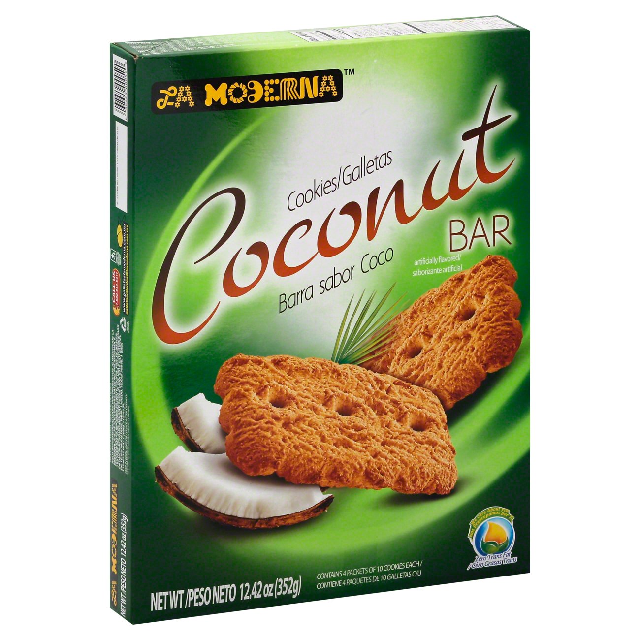 La Moderna Coconut Bar Cookies Shop Cookies at HEB