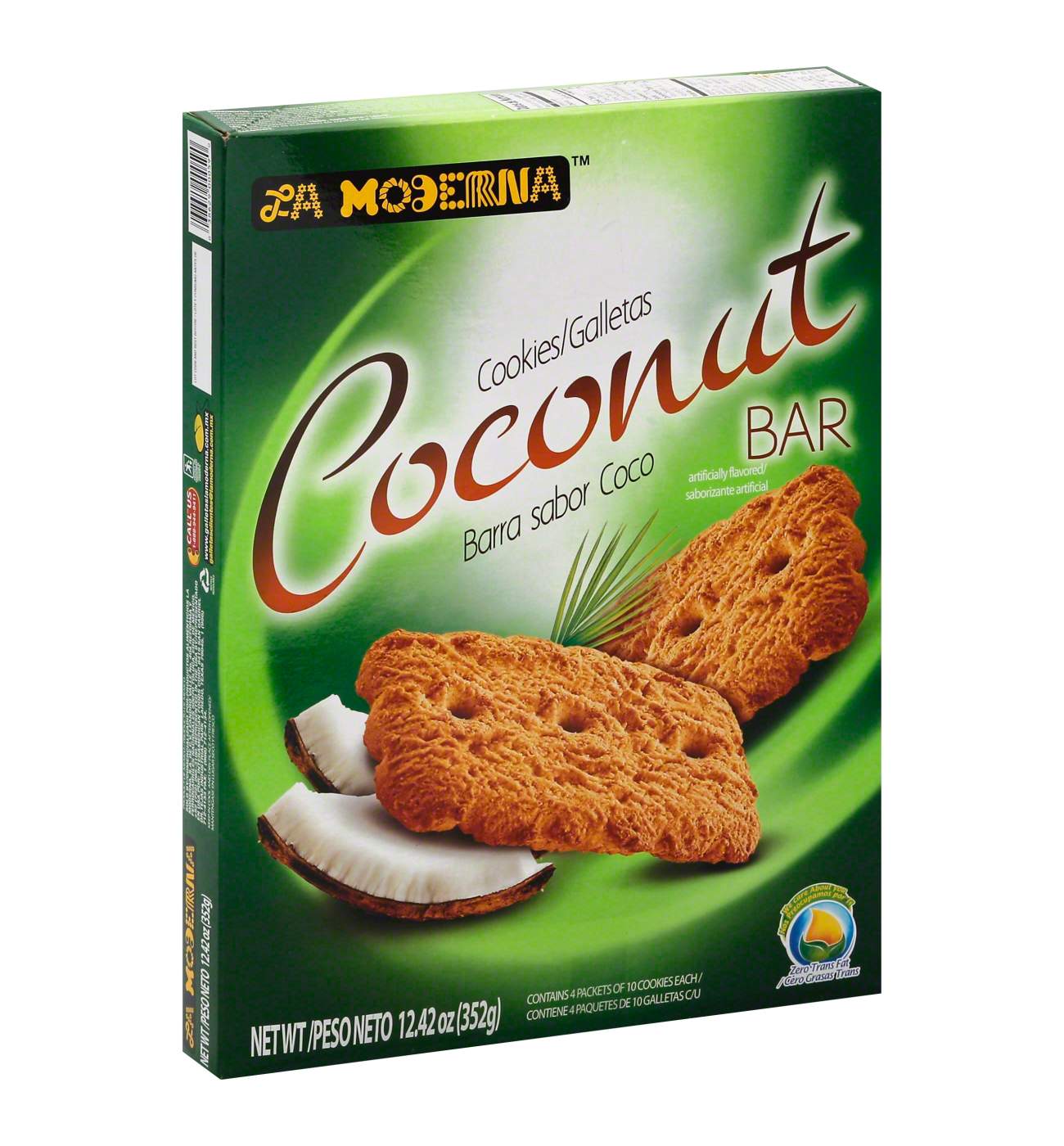 La Moderna Coconut Bar Cookies; image 1 of 2