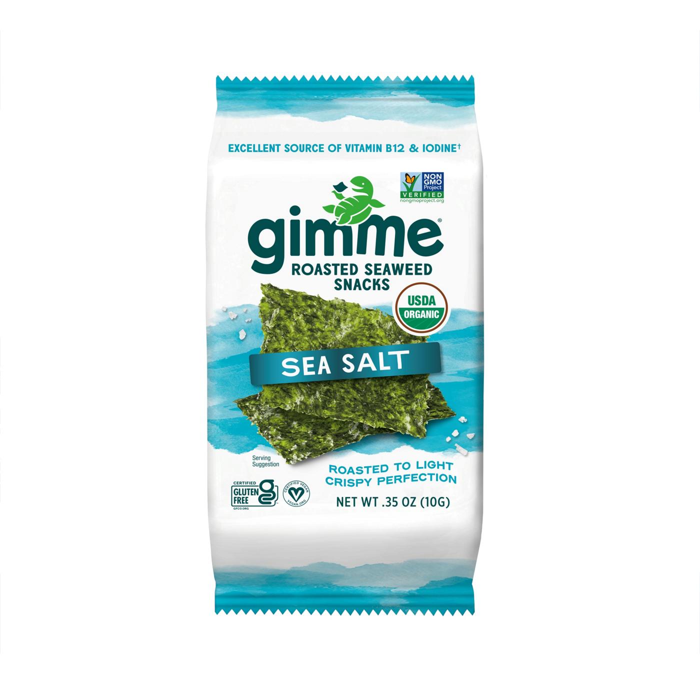 gimme Roasted Seaweed Snack - Sea Salt; image 1 of 8