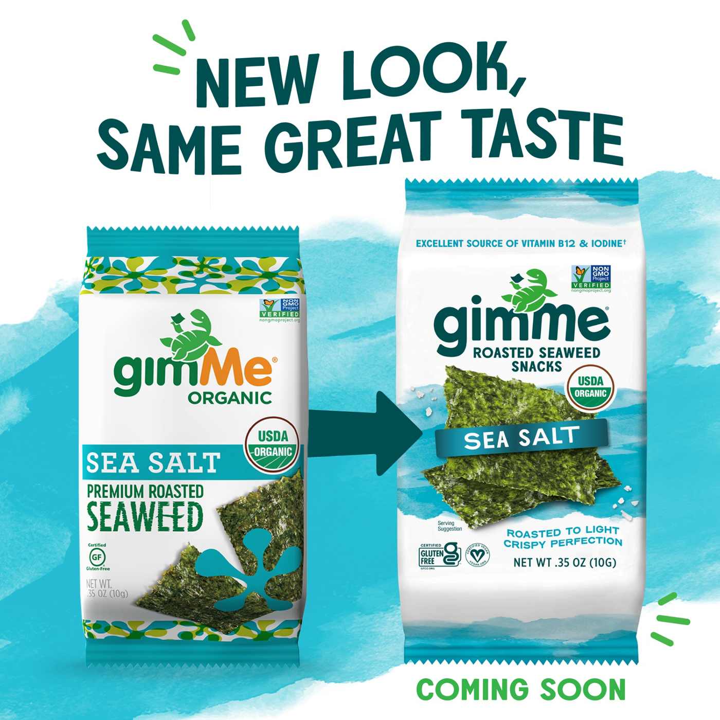 gimme Roasted Seaweed Snack - Sea Salt; image 7 of 8