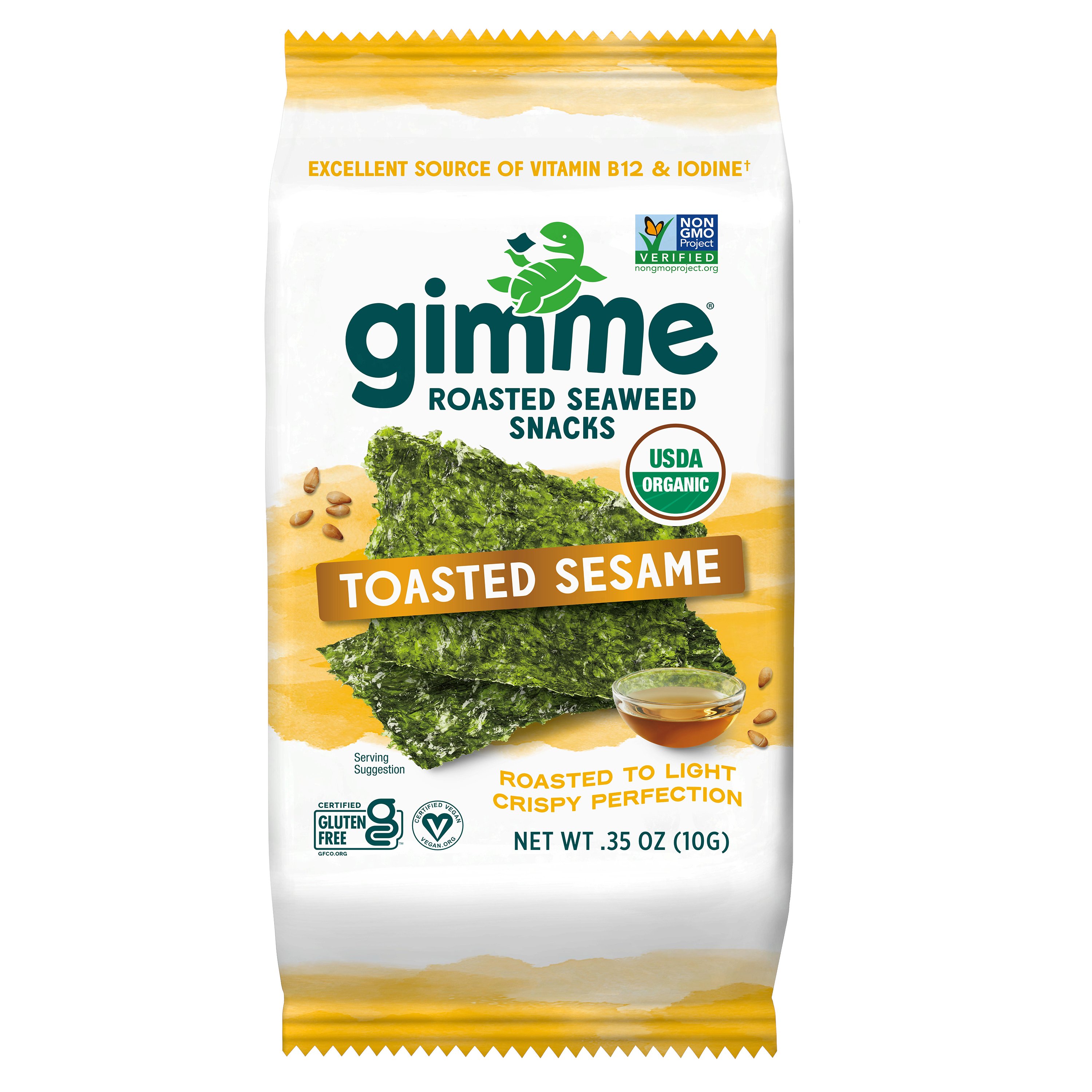 gimme Roasted Seaweed Snack Toasted Sesame Shop Chips at HEB