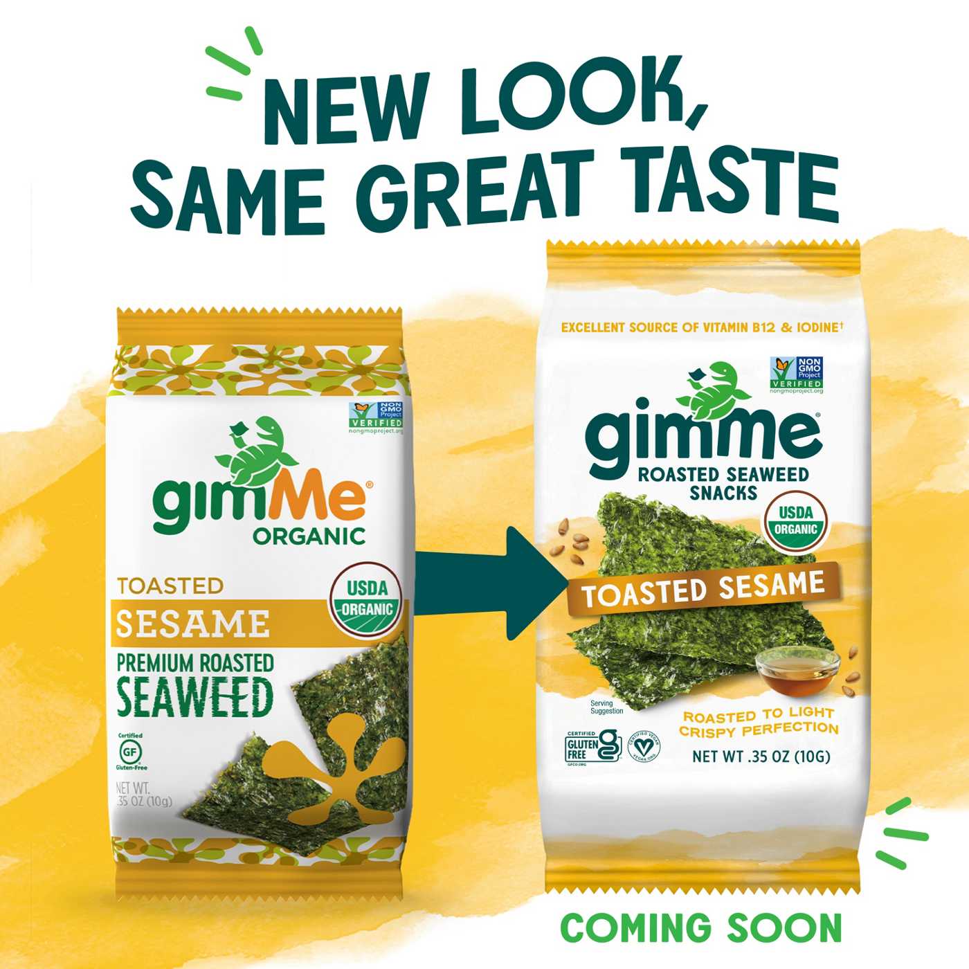gimme Roasted Seaweed Snack - Toasted Sesame; image 2 of 8