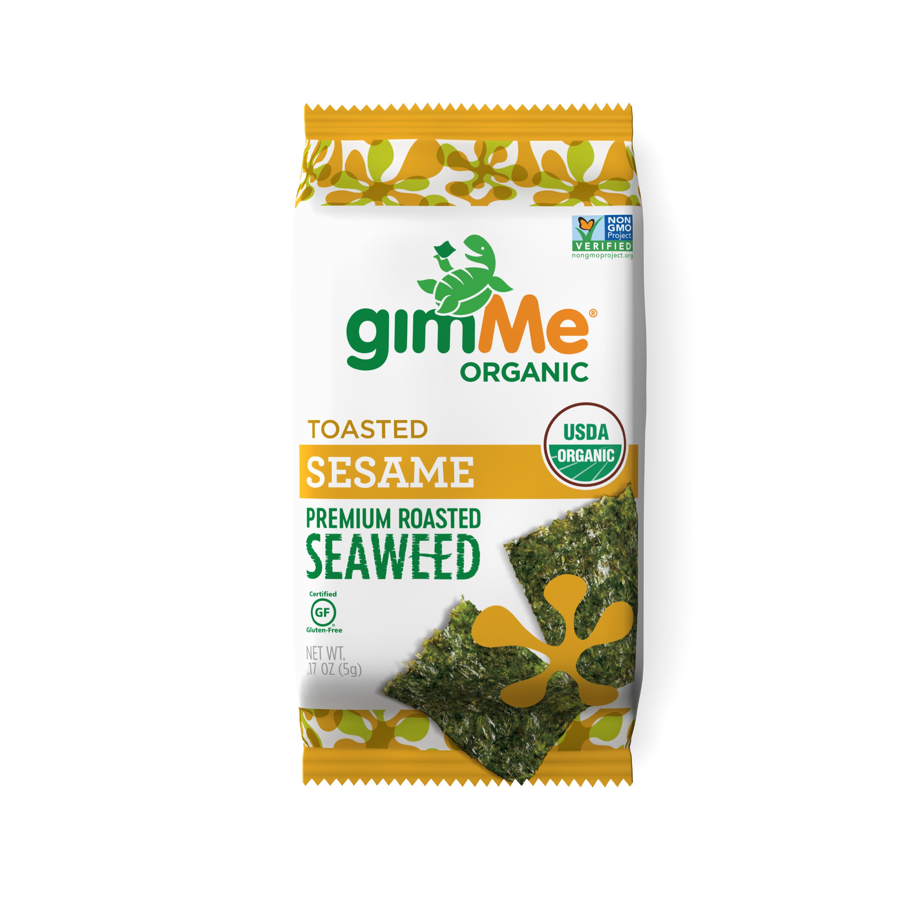 Gimme Organic Seaweed Snack with Sesame Shop Chips at HEB