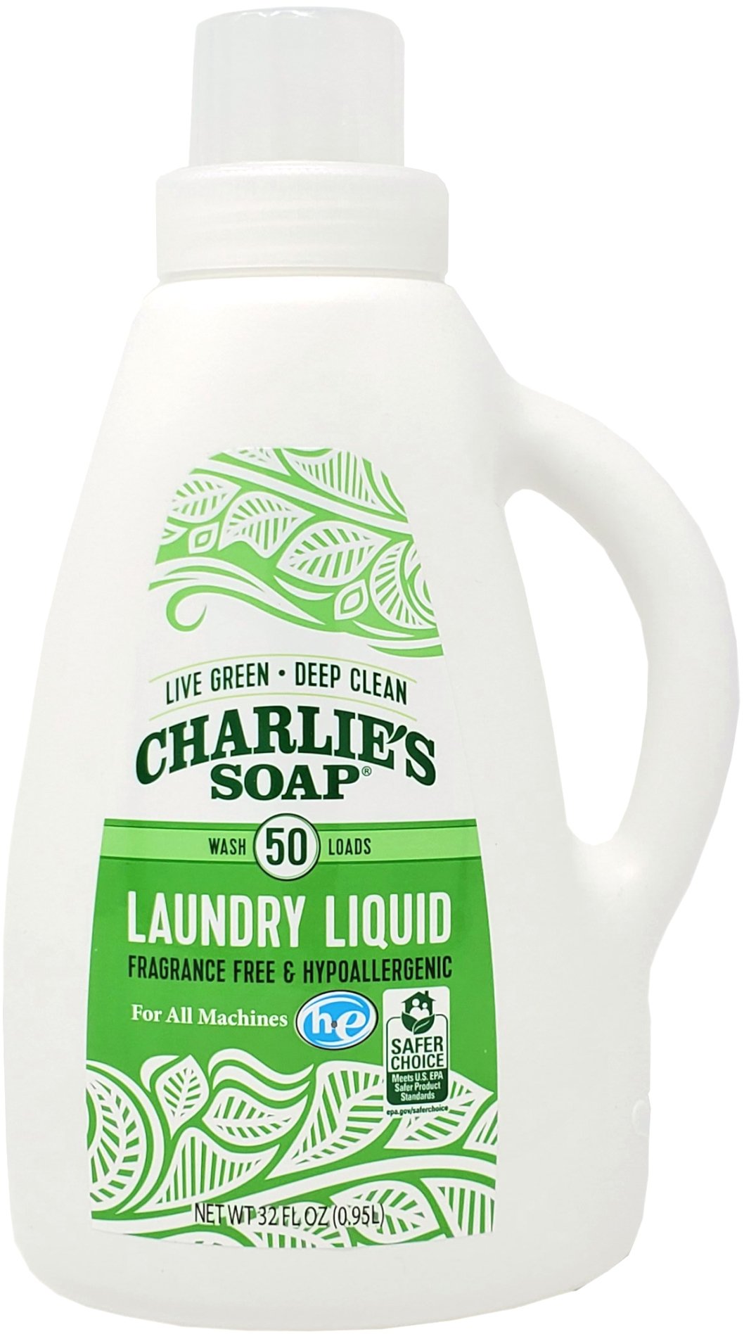 Charlie's Soap Fragrance Free Laundry Liquid Shop Detergent at HEB