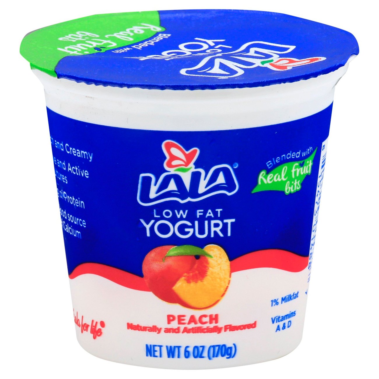 Lala Low Fat Peach Yogurt Shop Yogurt at HEB