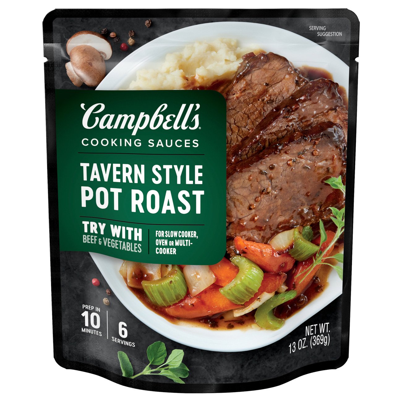 Campbell's Tavern Style Pot Roast Slow Cooker Sauces - Shop Gravy at H-E-B