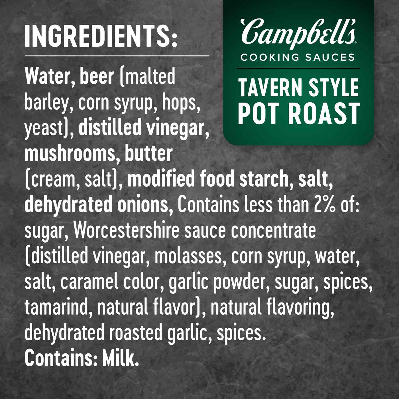 Campbell's Cooking Sauces Tavern Style Pot Roast; image 3 of 6