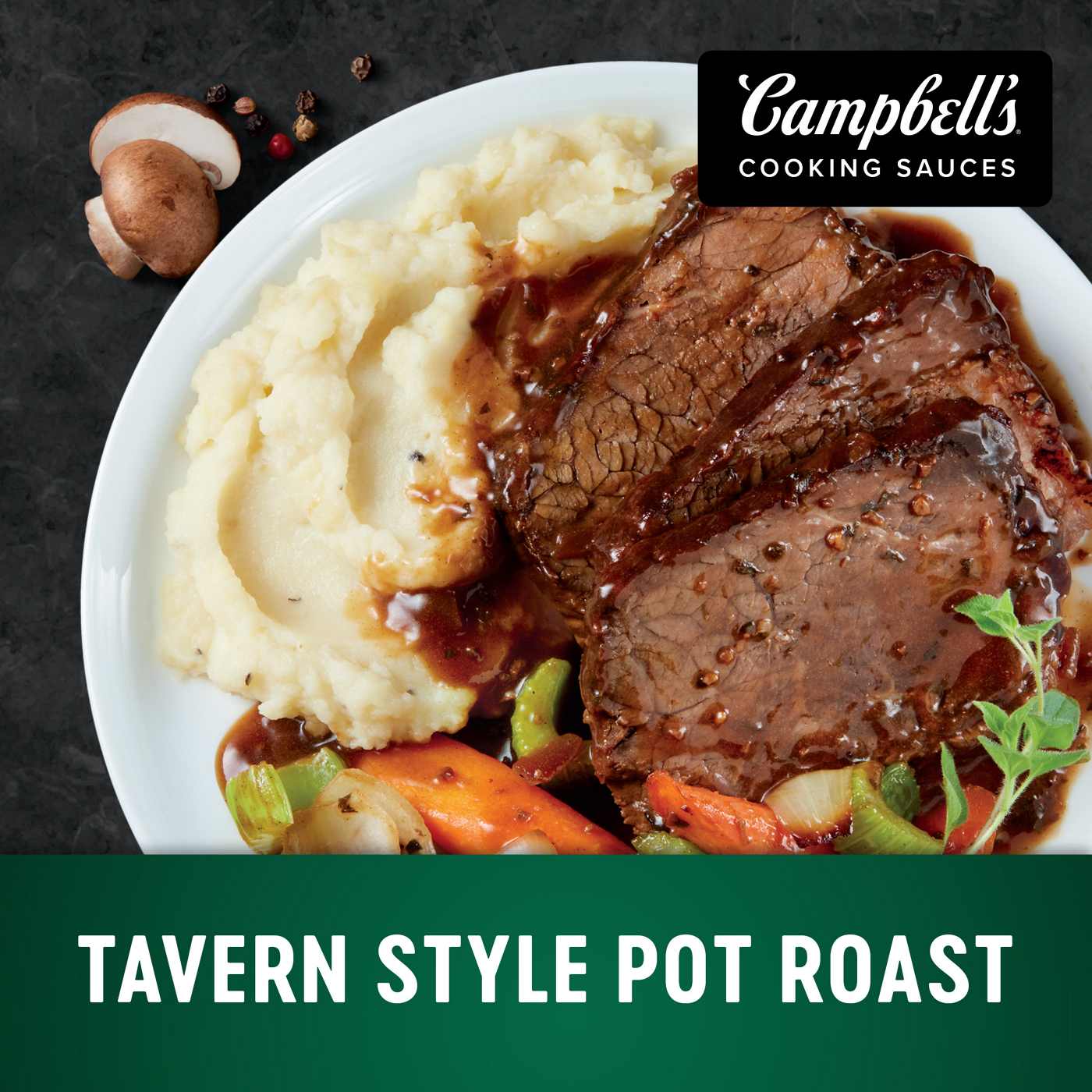 Campbell's Cooking Sauces Tavern Style Pot Roast; image 5 of 6