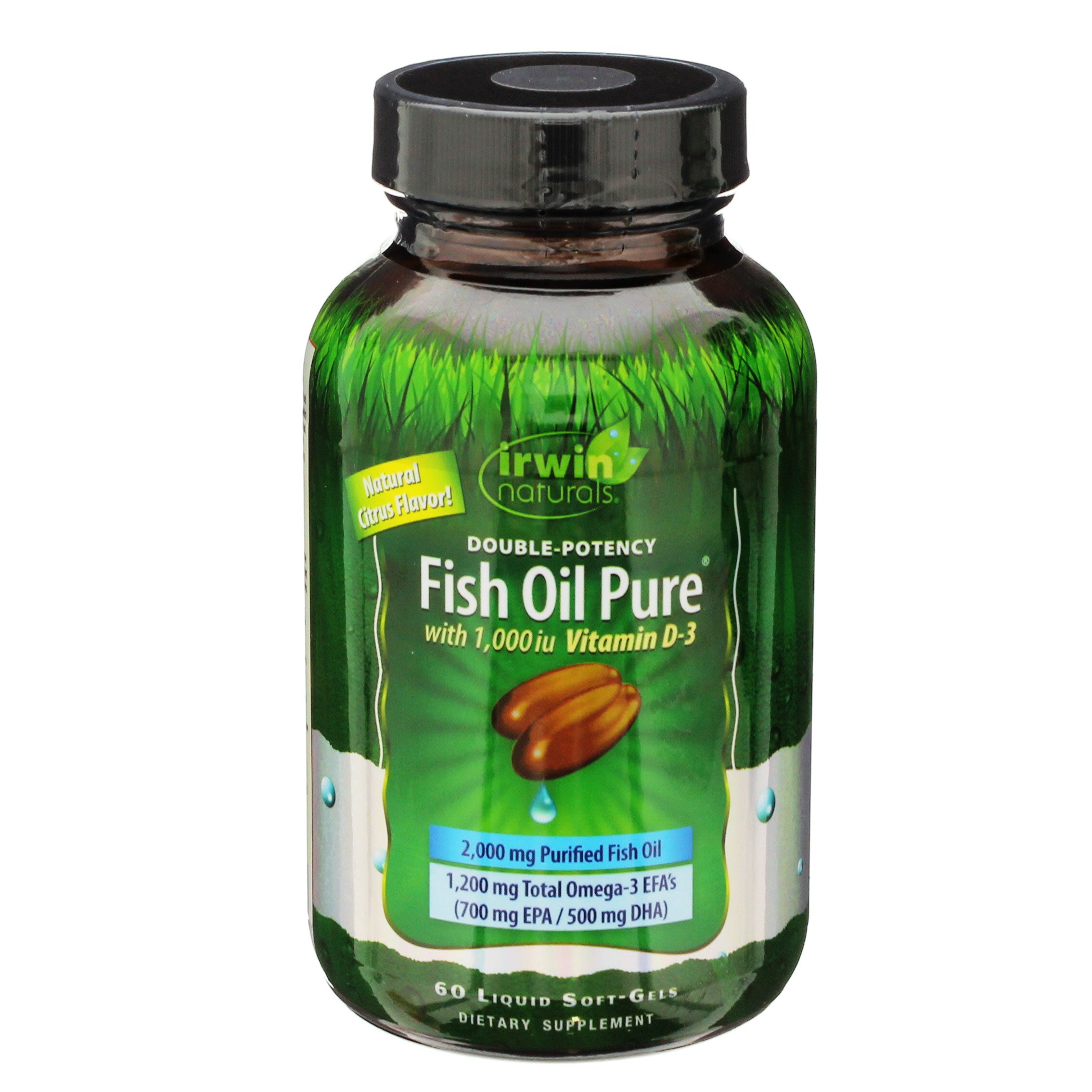 Irwin Naturals DoublePotency Fish Oil Pure Liquid SoftGels Shop