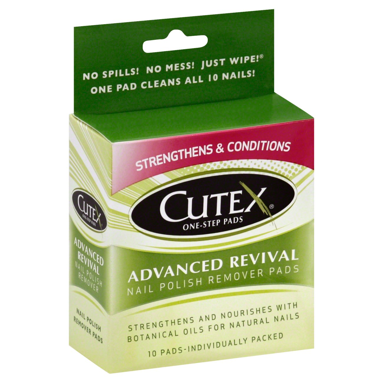 Cutex Advanced Revival Nail Polish Remover Pads - Shop Polish Remover ...