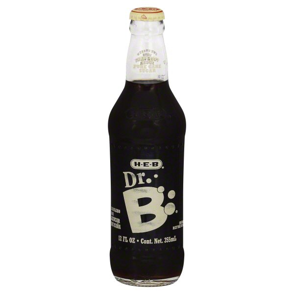 H-E-B Dr. B Soda Glass Bottle - Shop Soda At H-E-B