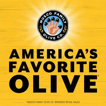 Musco Family Olive Co. Pearls Ripe Black Large Pitted California Olives To Go Cups!, 4 ct