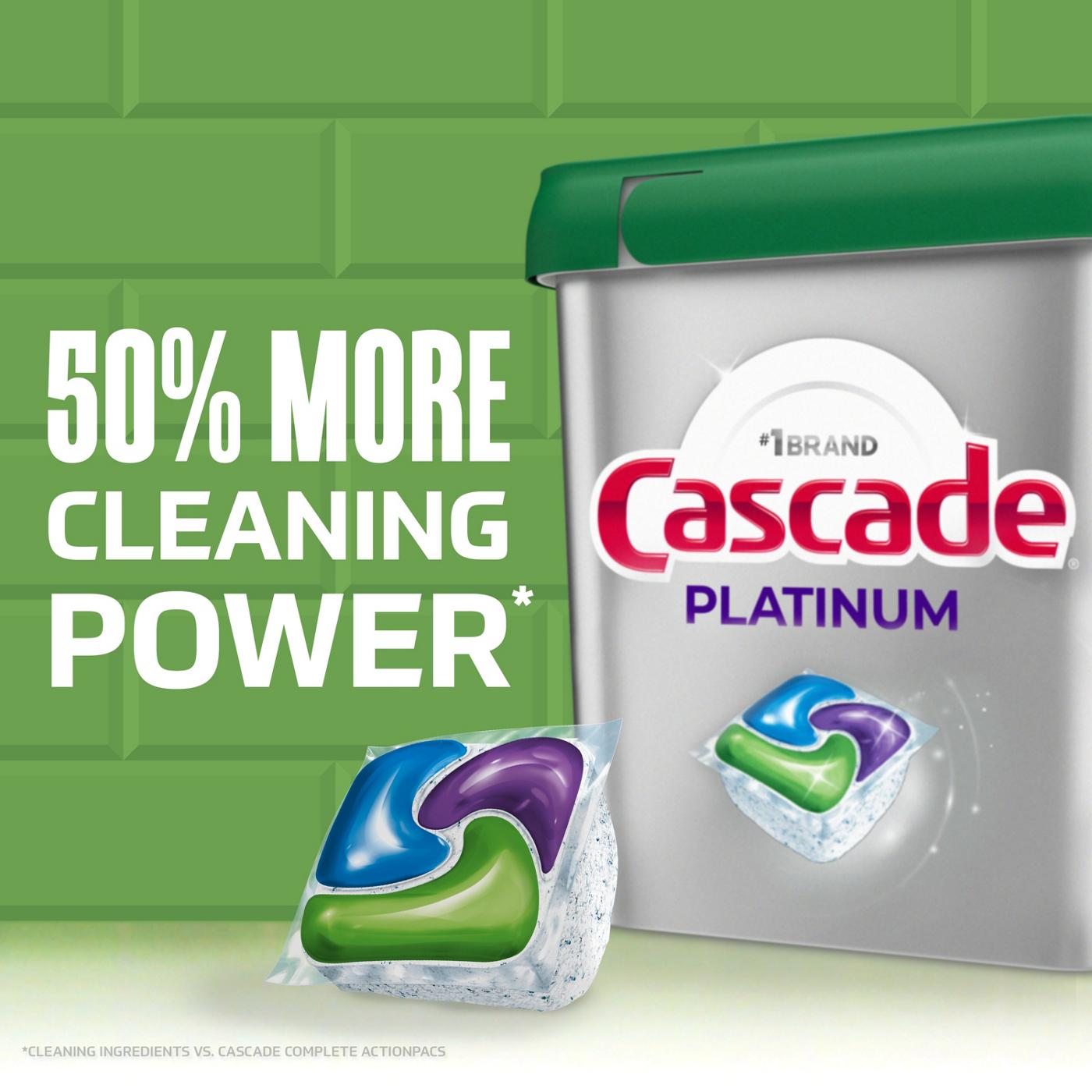 Cascade Platinum Dishwasher Pods, Fresh Scent; image 5 of 18