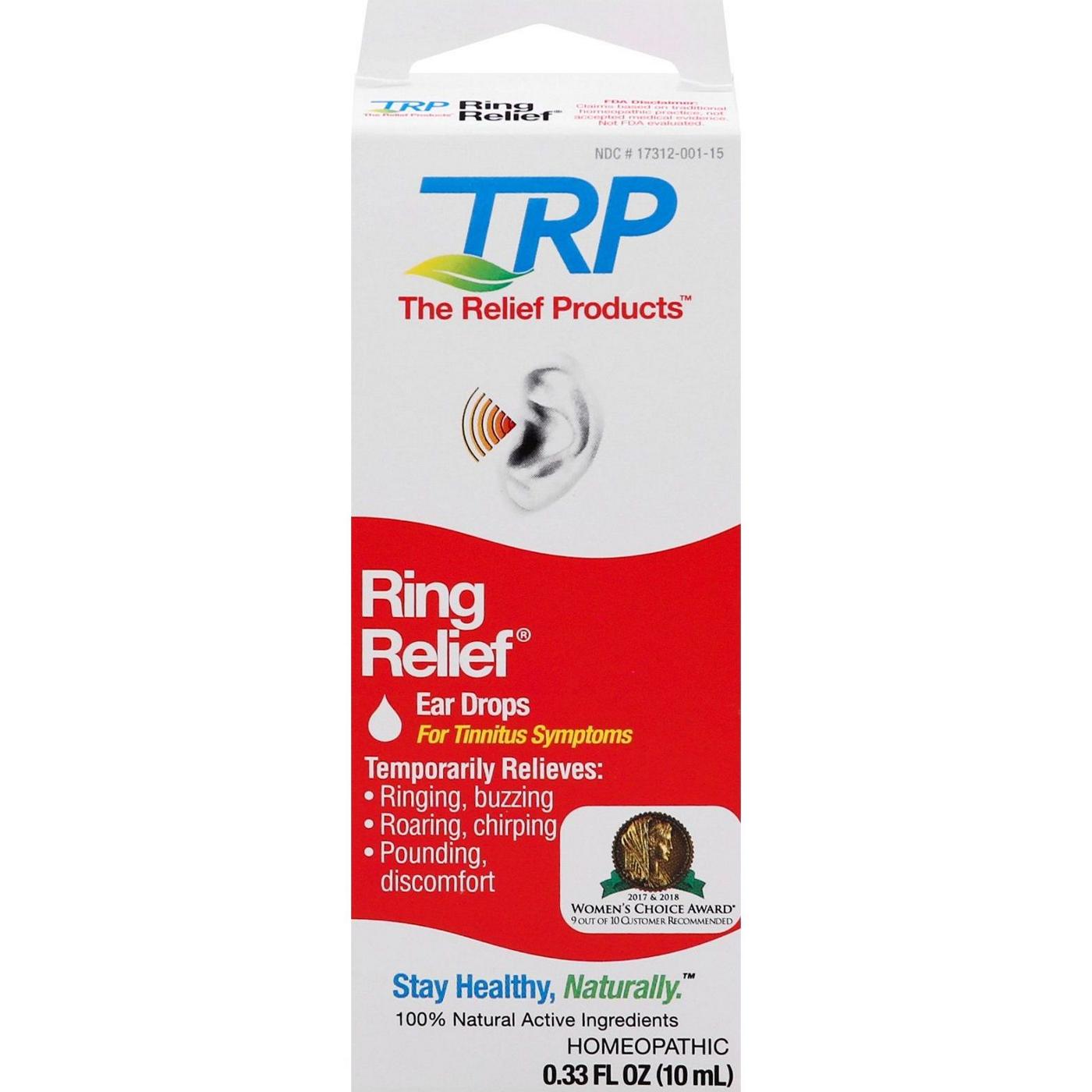 The Relief Products Ring Relief Ear Drops For Tinnitus; image 1 of 2