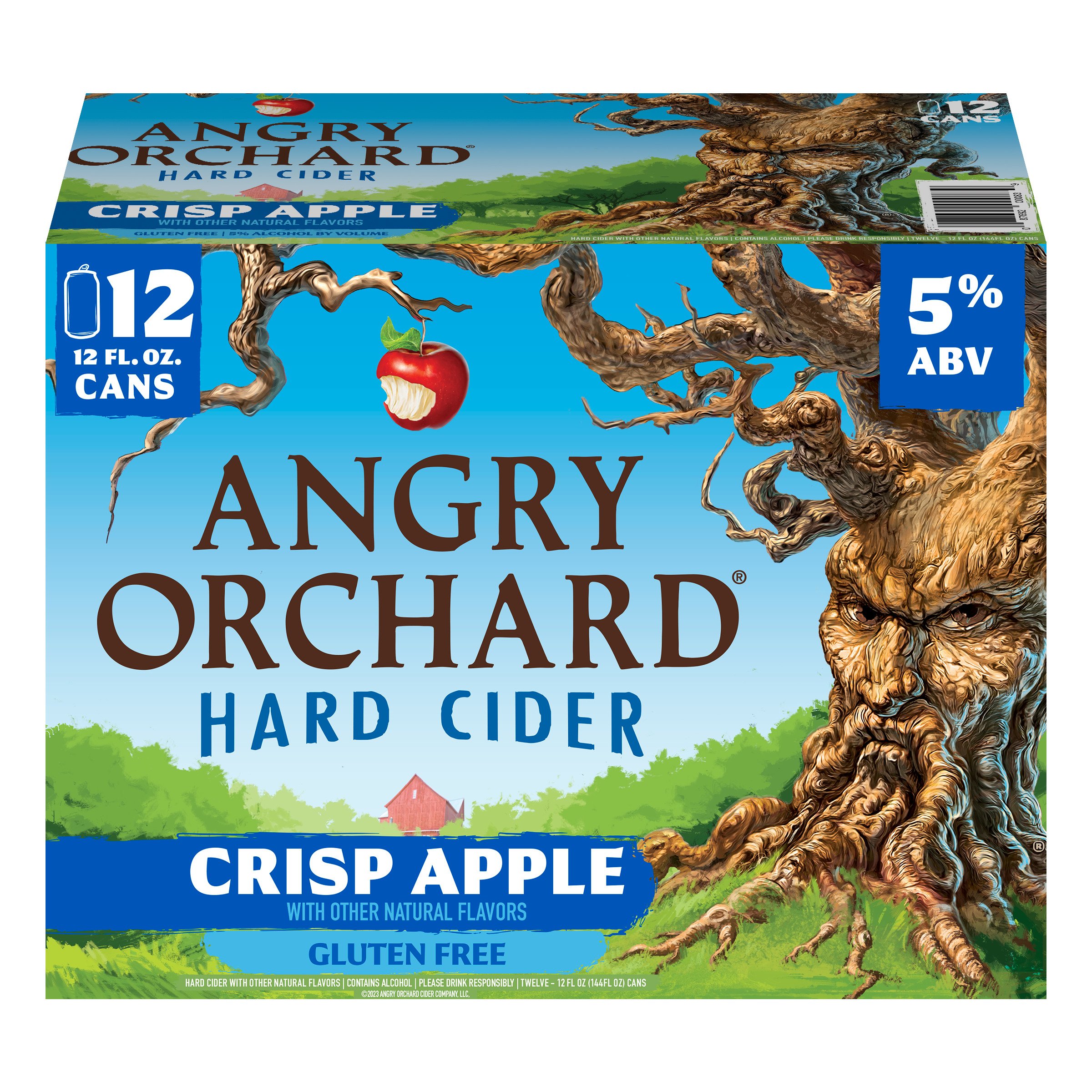 Angry Orchard Crisp Apple Hard Cider 12 oz Cans - Shop Hard Cider at H-E-B