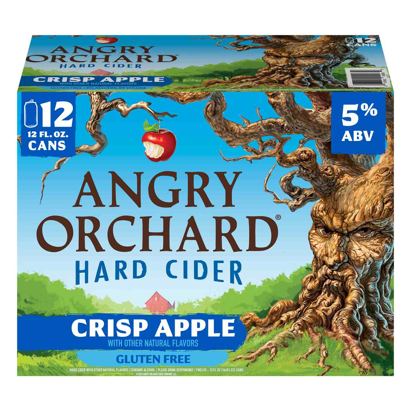 Angry Orchard Crisp Apple Hard Cider 12 pk Cans; image 1 of 3