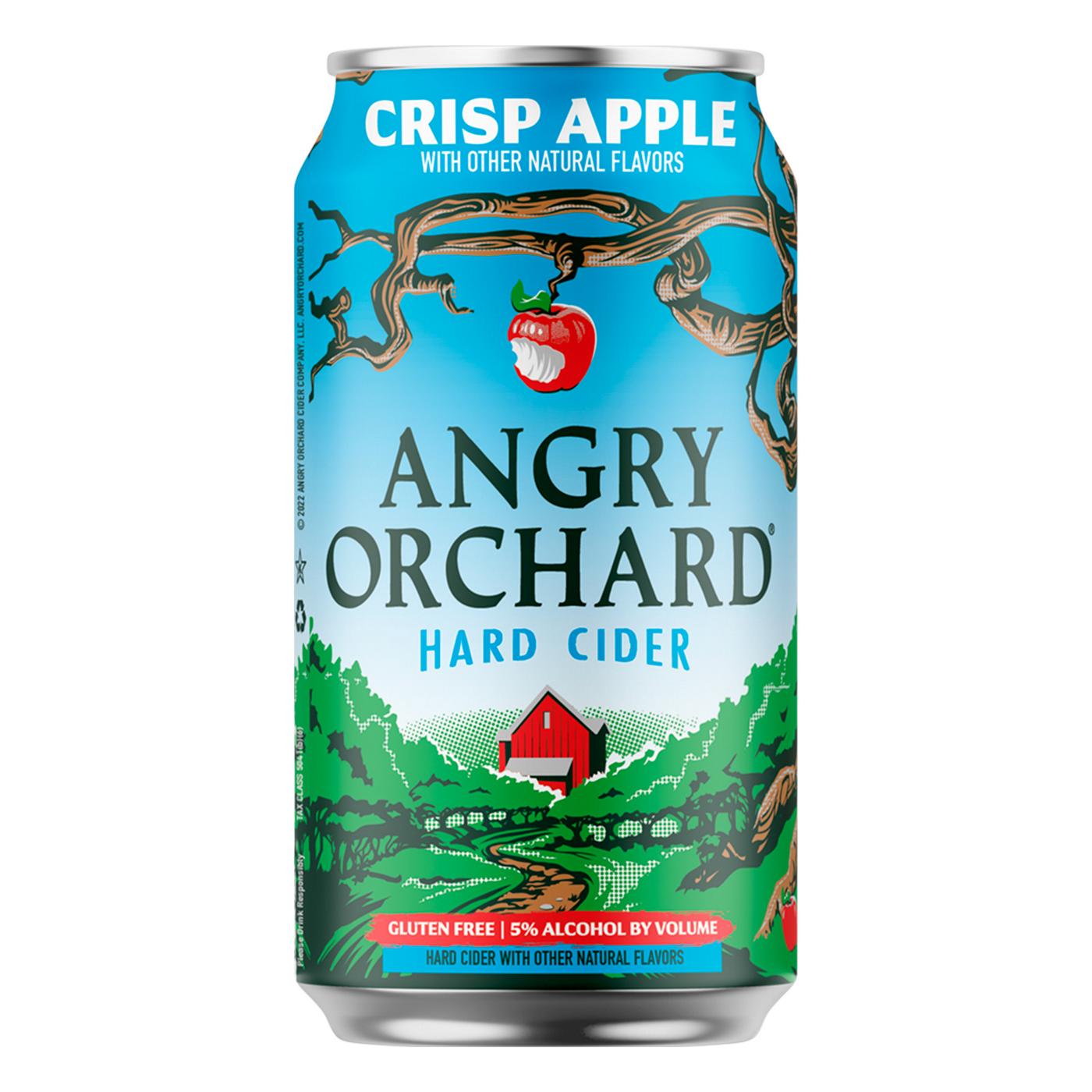 Angry Orchard Crisp Apple Hard Cider 12 pk Cans; image 3 of 3