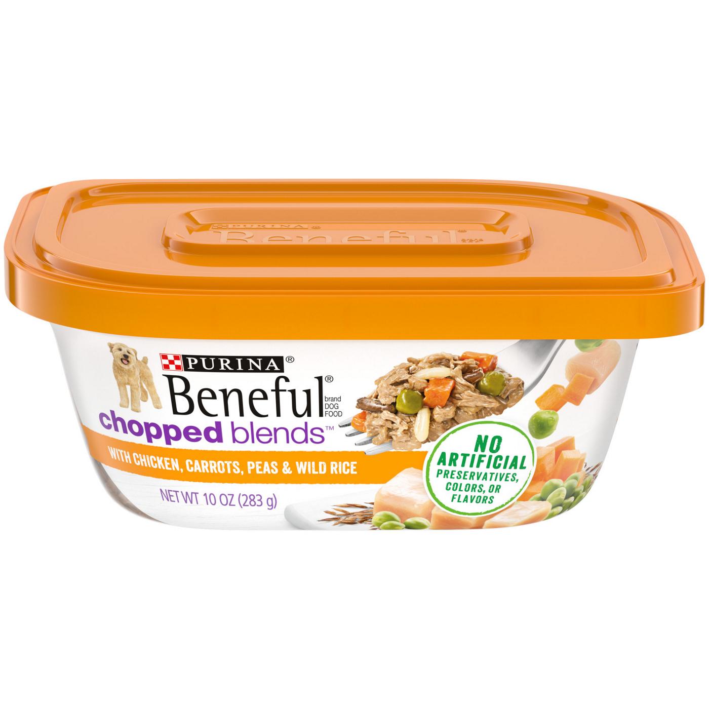 Beneful Chopped Blends with Chicken Wet Dog Food Shop Food at H E B