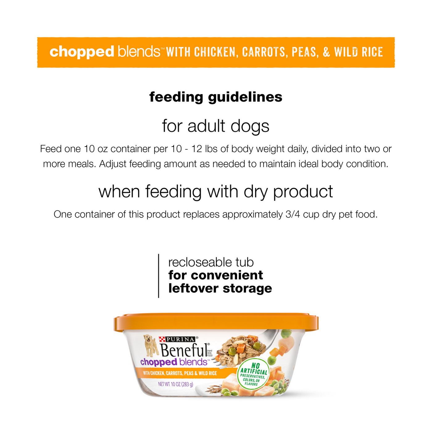 Purina chopped blends best sale