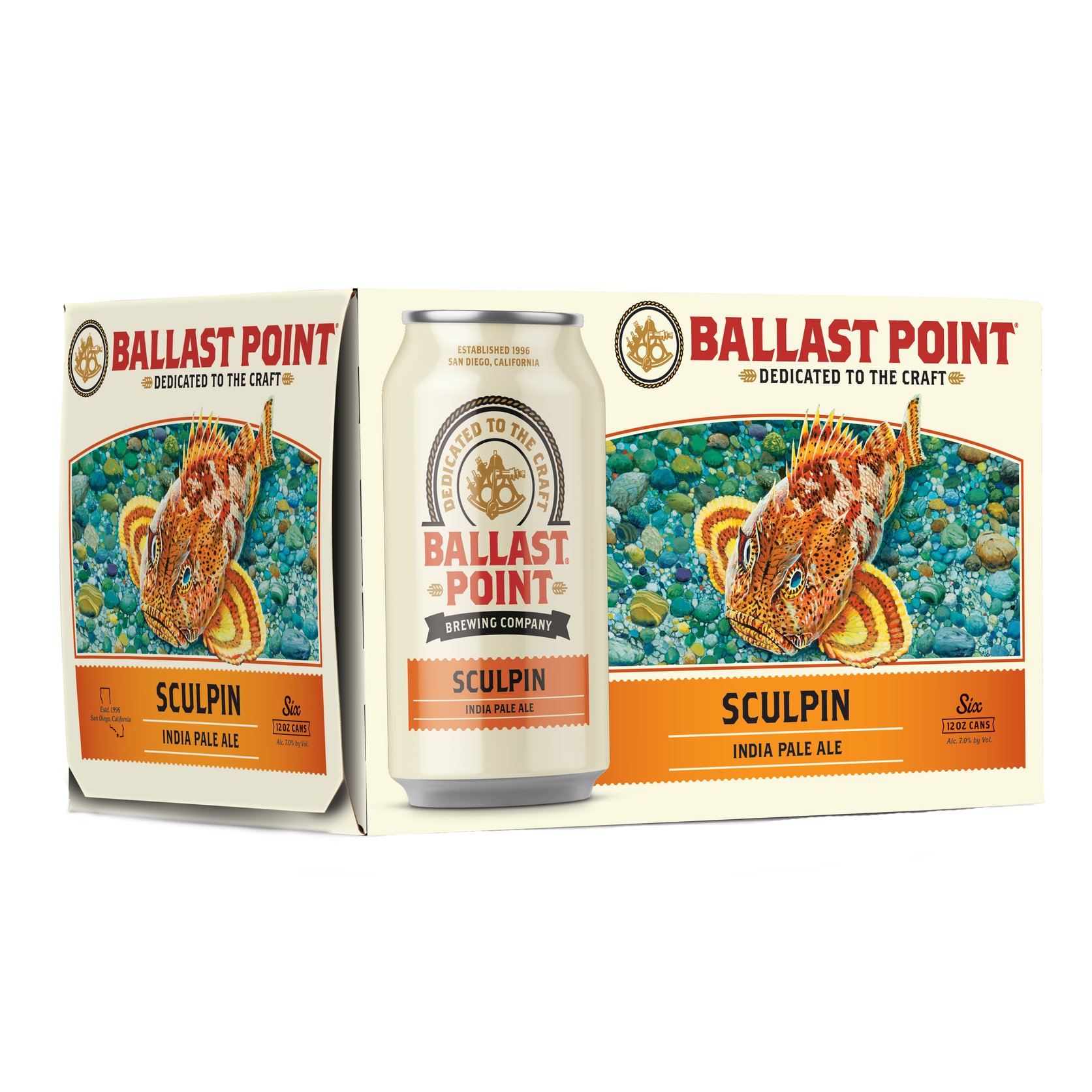 Ballast Point Brewing ~ Sculpin IPA ~ Craft Beer Stickers 