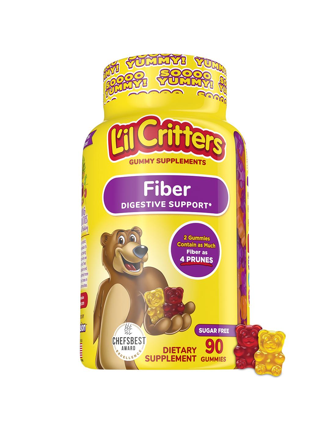 L'il Critters Sugar Free Fiber Gummy Bears; image 1 of 6