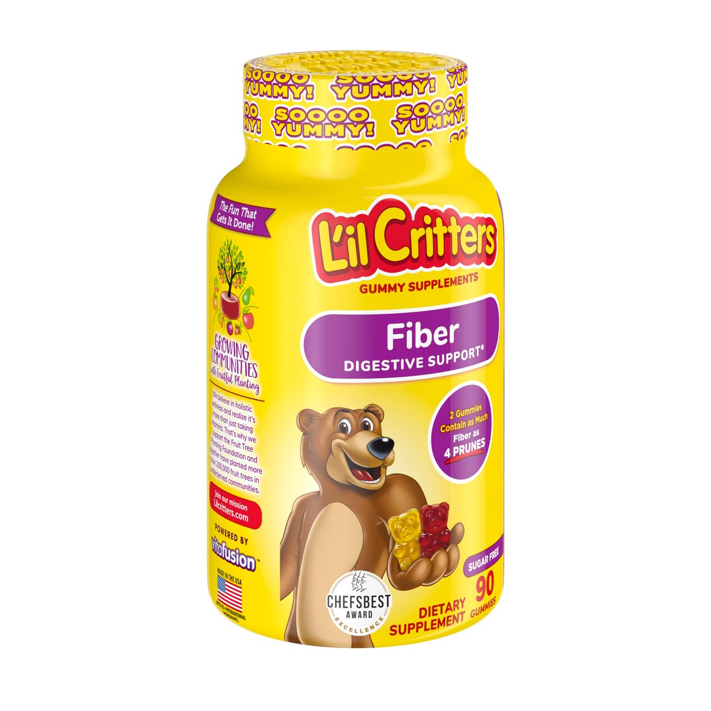 L'il Critters Sugar Free Fiber Gummy Bears; image 3 of 6