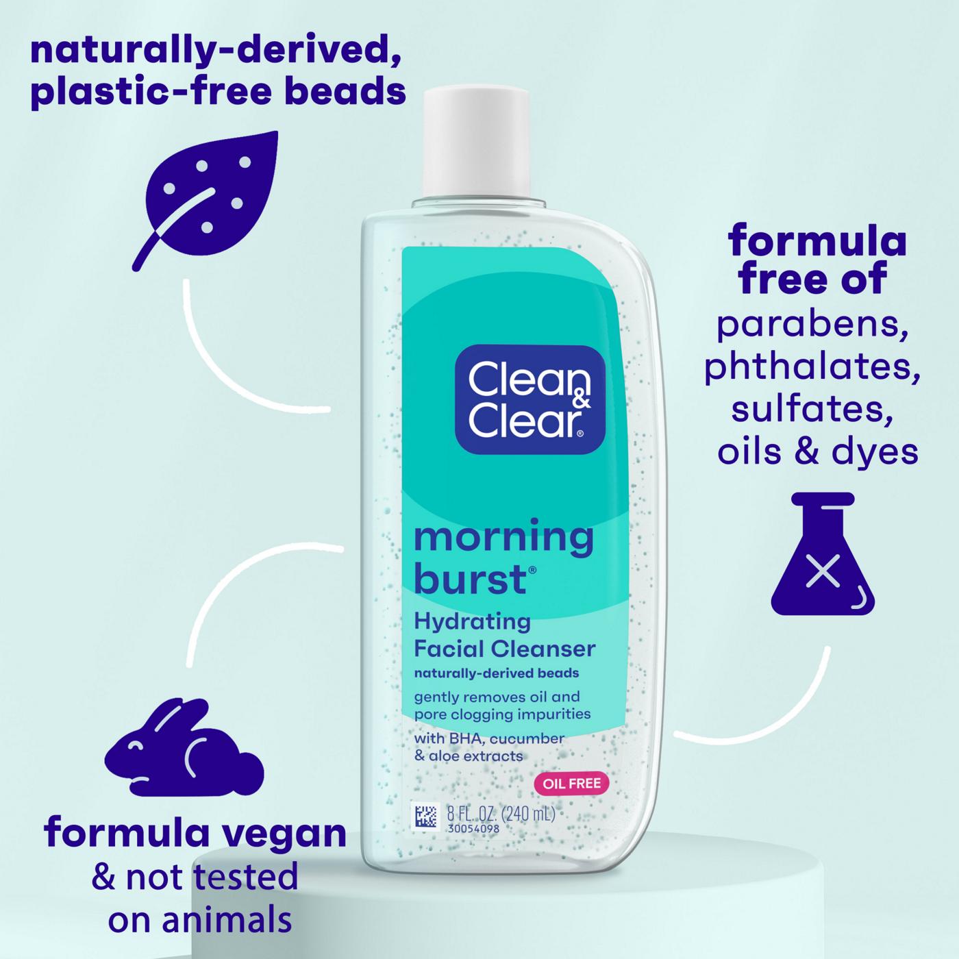 Clean & Clear Morning Burst Hydrating Facial Cleanser; image 8 of 8