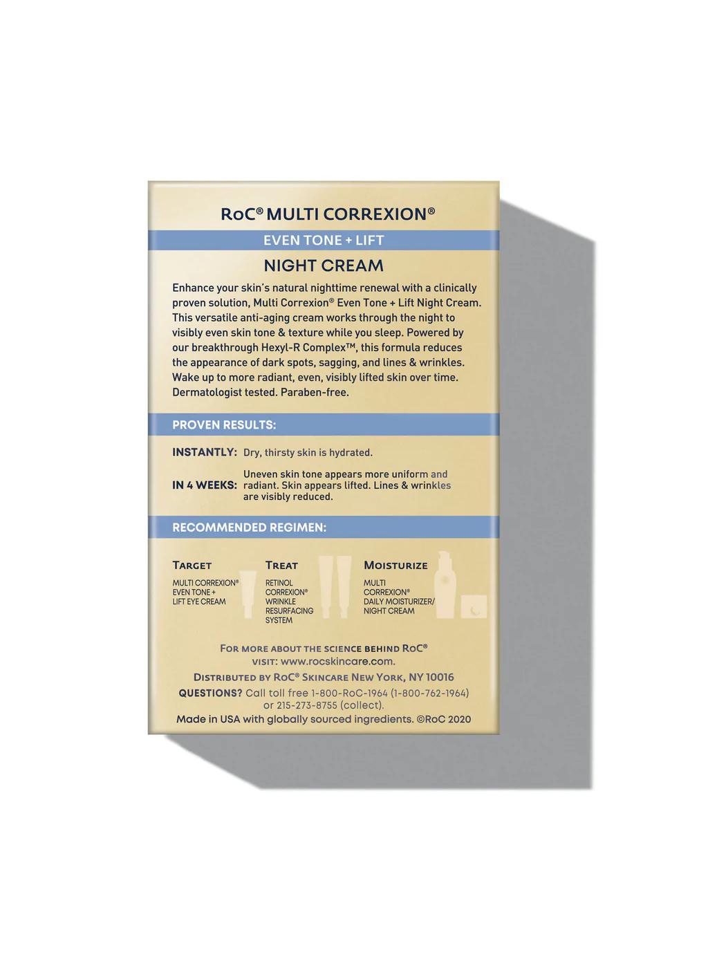 RoC Multi Correxion 5-in-1 Restoring Night Cream; image 2 of 5