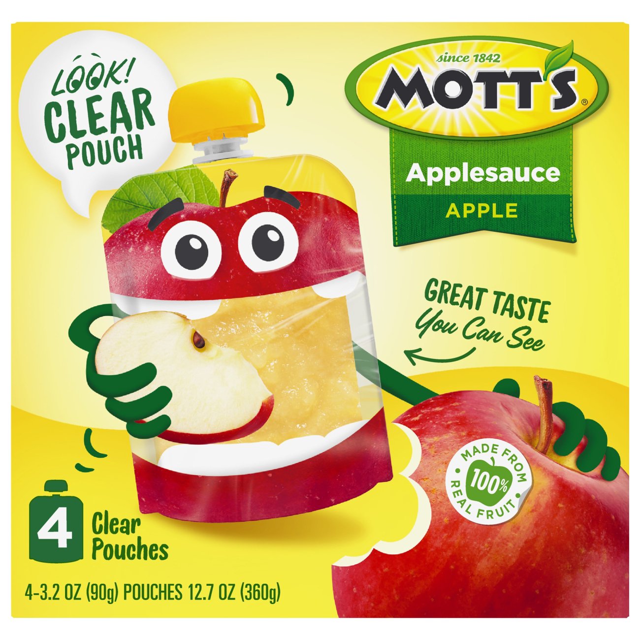 Mott's Snack & Go Original Applesauce Pouches Shop Canned & Dried